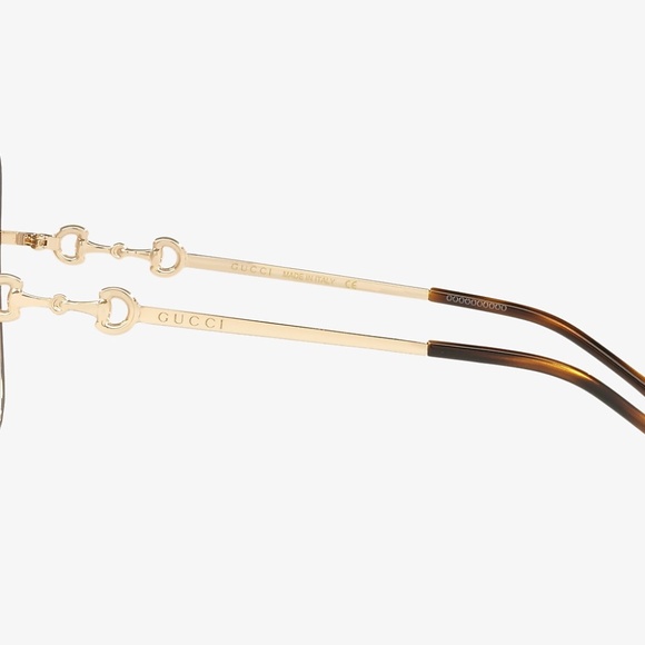 gucci | metal horsebit square sunglasses | retro | vintage style | oversized